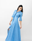 BEATRICE LONG LINEN DRESS