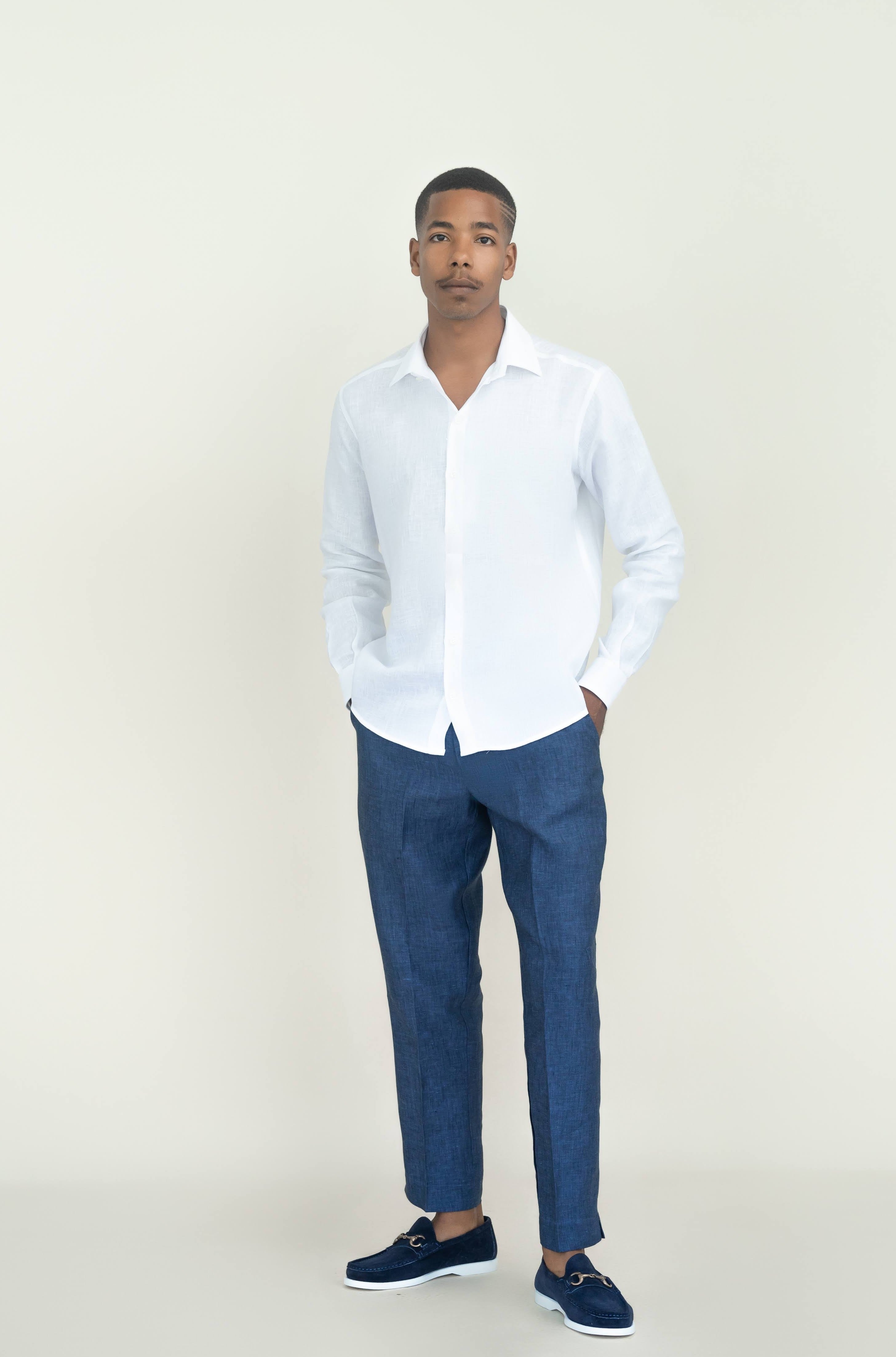 SLIM LINEN SHIRT