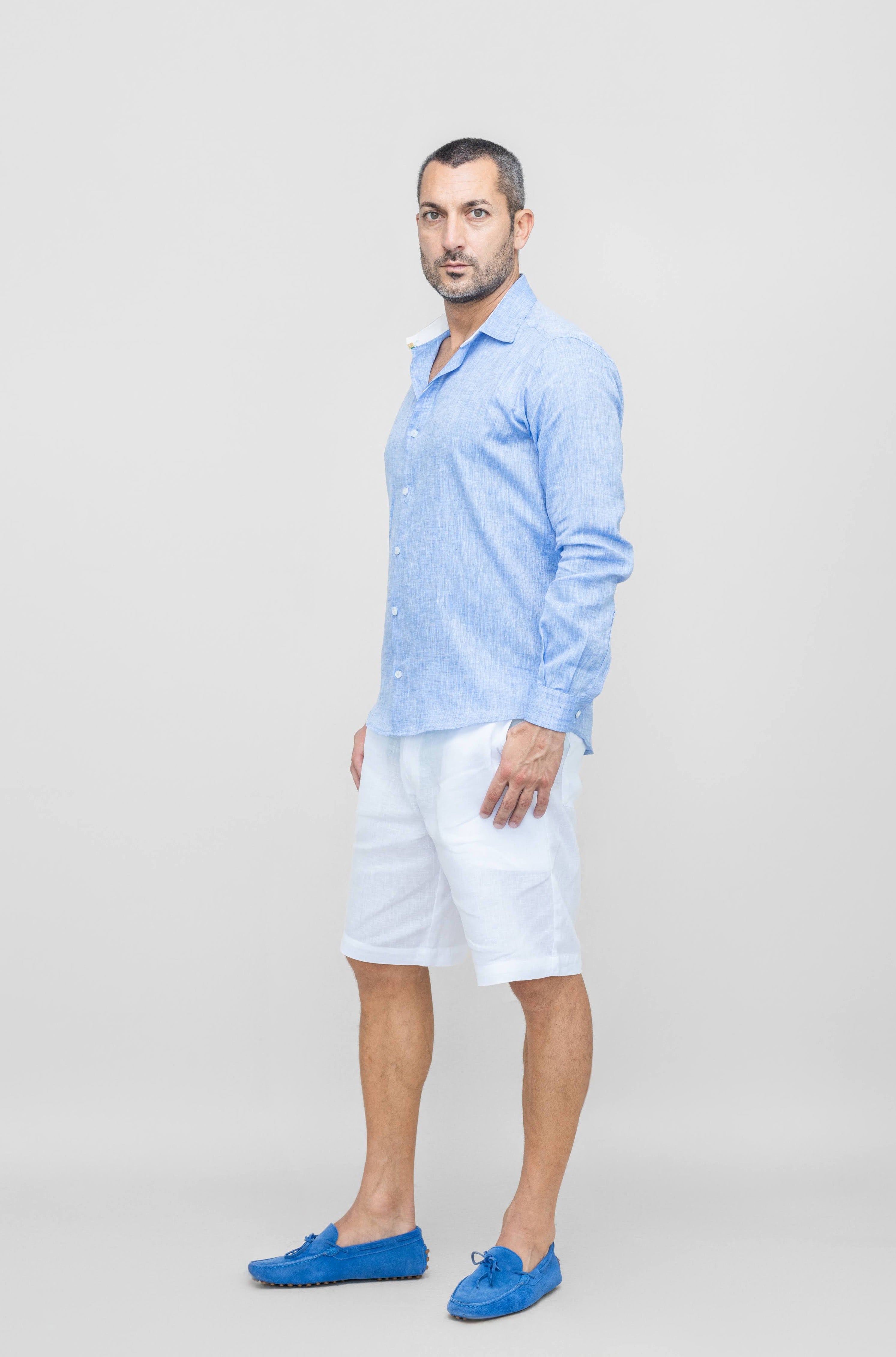 SLIM LINEN SHIRT