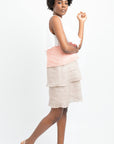 OLIVIA SHORT LINEN DRESS